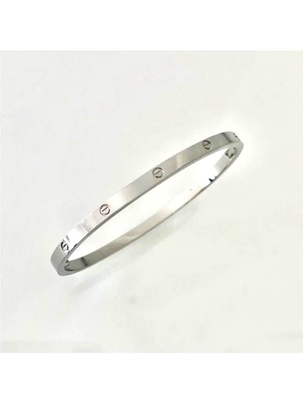 Generic Small Model Screw Bangle Bracelet with Screwdriver in Silver